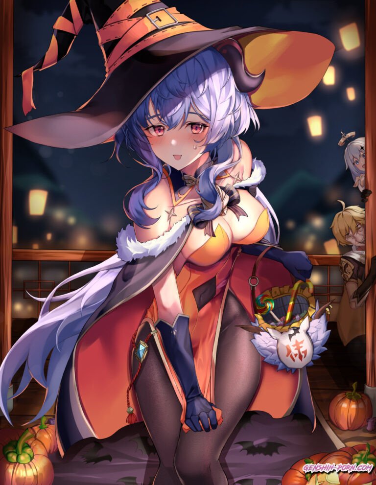 Ganyu Halloween Hentai